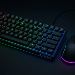 Gaming Keyboard Mouse Zebronics Machenical Keybourd mouse With RGB Diffrent Colours